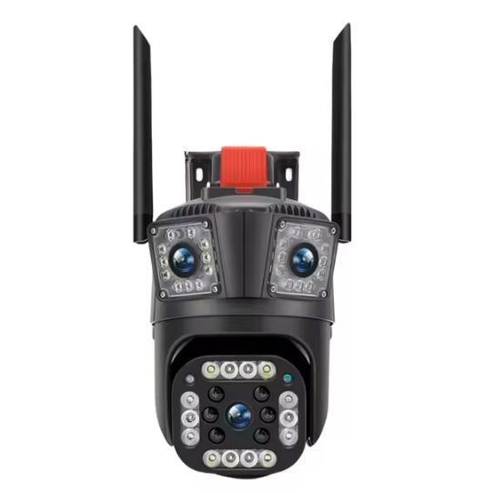 Dual Lens Wide Angle Smart WiFi CCTV Camera: Panoramic Outdoor Security System