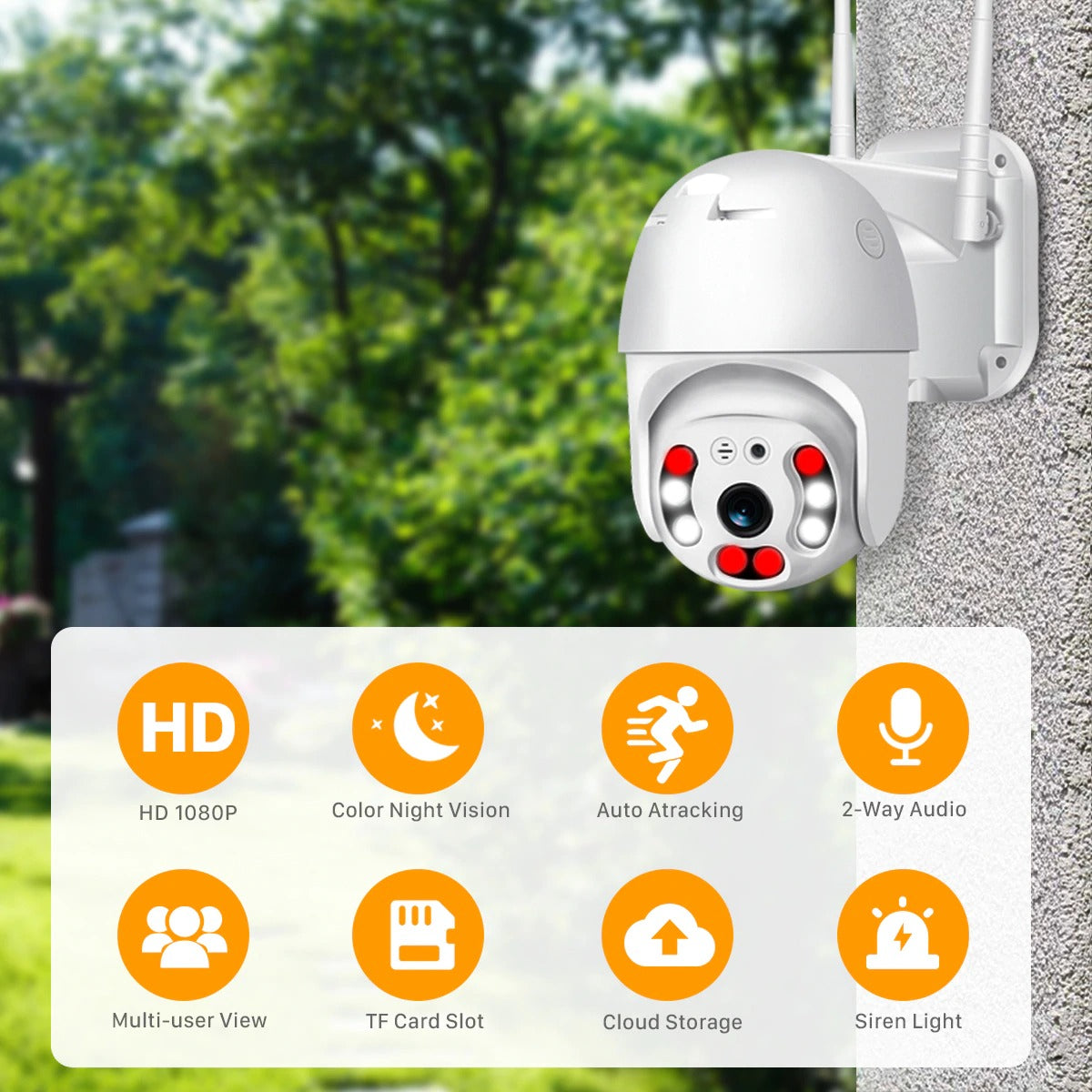 Smart WiFi CCTV Camera: Wireless Home & Outdoor Security Solutions