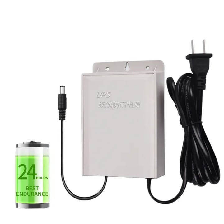 Power Bank for WIFI CCTV Camera: Camera Battery for CCTV 12U2 12V 2A Rainproof Adaptor with Lithium Battery