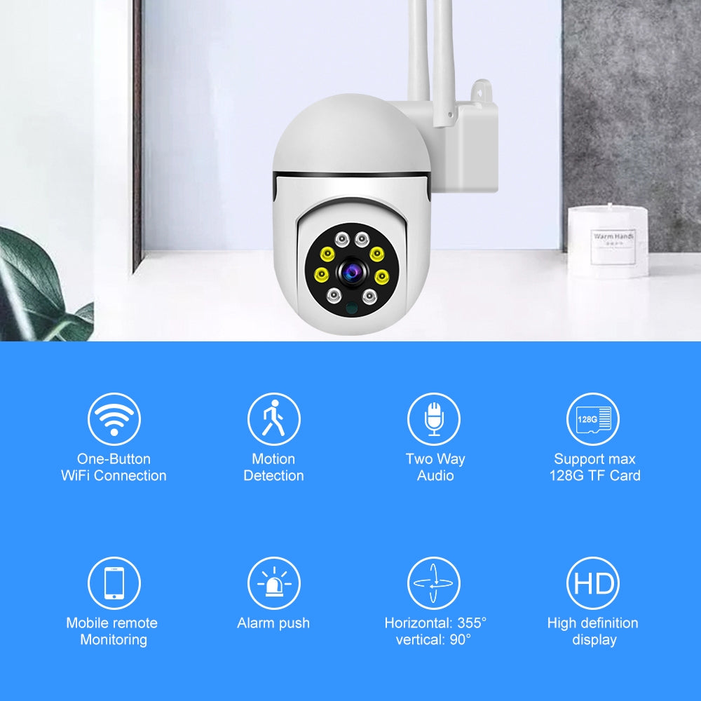 Smart WiFi CCTV Camera: Wireless Outdoor & Home Security Surveillance