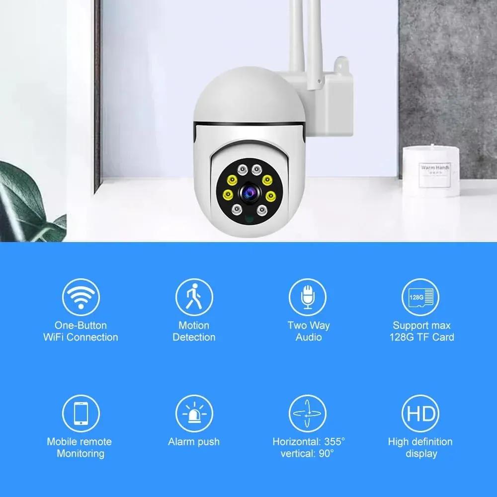 Smart WiFi CCTV Camera: Wireless Outdoor & Home Security Surveillance