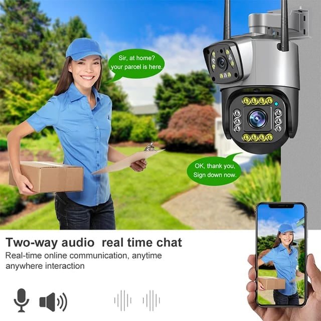 Dual Lens CCTV - CCTV Camera - Wifi Camera - Wifi Smart Camera - CCTV Camera Wifi - Smart Camera Wifi - CCTV Wifi - Outdoor Security Cameras - Outdoor CCTV Camera - Outdoor Camera Wifi - Camera CCTV - Security Camera For Home Wifi