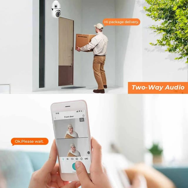 Dual Lens CCTV - Wifi Camera - Wifi Smart Camera - CCTV Camera Wifi - Home Security Camera - Smart Camera Wifi - CCTV Wifi - Security Camera For Home Wifi - Camera CCTV - Security Camera - Security Camera For Home