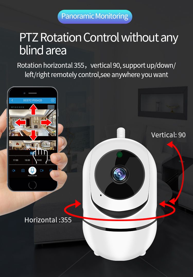 CCTV - CCTV Camera - Wifi Camera - Wifi Smart Camera - CCTV Camera Wifi - Home Security Camera - Smart Camera Wifi - CCTV Wifi - Security Camera For Home Wifi - Camera CCTV - Security Camera - Security Camera For Home - 360 Indoor Camera