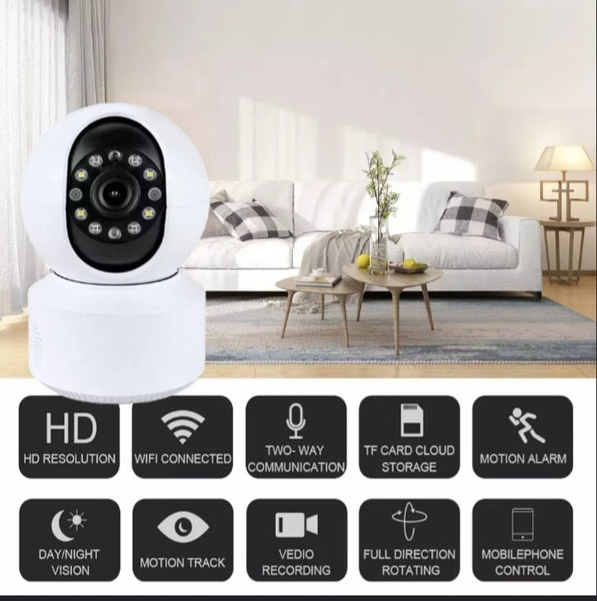 CCTV - CCTV Camera - Wifi Camera - Wifi Smart Camera - CCTV Camera Wifi - Home Security Camera - Smart Camera Wifi - CCTV Wifi - Security Camera For Home Wifi - Camera CCTV - Security Camera - Security Camera For Home - 360 Indoor Camera