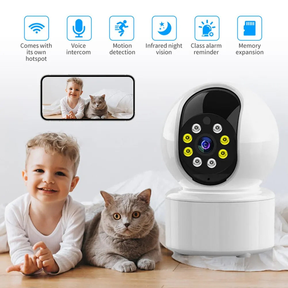 CCTV - CCTV Camera - Wifi Camera - Wifi Smart Camera - CCTV Camera Wifi - Home Security Camera - Smart Camera Wifi - CCTV Wifi - Security Camera For Home Wifi - Camera CCTV - Security Camera - Security Camera For Home - 360 Indoor Camera
