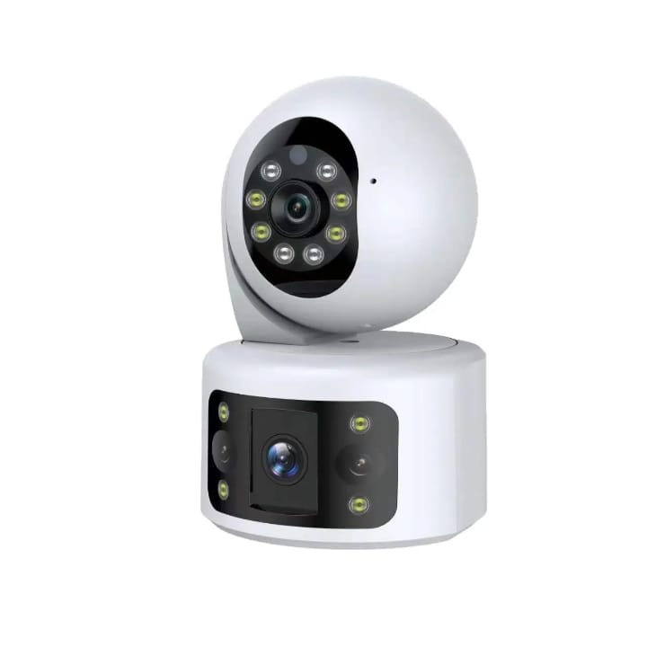 Dual Lens Smart WiFi CCTV Camera 360°: Panoramic Indoor Home Security